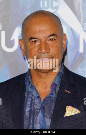 Los Angeles, USA. 12. Dezember 2018. Temuera Morrison bei der Premiere von Warner Bros "aquaman" an der TCL Chinese Theatre in Hollywood, CA, 12. Dezember 2018 statt. Foto von Joseph Martinez/PictureLux Credit: PictureLux/Hollywood Archiv/Alamy leben Nachrichten Stockfoto