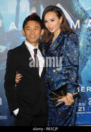 Los Angeles, CA, USA. 12 Dez, 2018. James Wan in der Ankunftshalle für aquaman Premiere, TCL Chinese Theatre (ehemals Grauman's), Los Angeles, CA 12. Dezember 2018. Credit: Elizabeth Goodenough/Everett Collection/Alamy leben Nachrichten Stockfoto