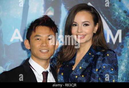 Los Angeles, CA, USA. 12 Dez, 2018. James Wan in der Ankunftshalle für aquaman Premiere, TCL Chinese Theatre (ehemals Grauman's), Los Angeles, CA 12. Dezember 2018. Credit: Elizabeth Goodenough/Everett Collection/Alamy leben Nachrichten Stockfoto