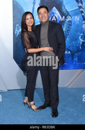 Hollywood, Kalifornien, USA. 12 Dez, 2018. Randall Park und Jae Suh Park kommt für Aquaman', die 'Los Angeles Premiere auf dem chinesischen Theater. Credit: Lisa O'Connor/ZUMA Draht/Alamy leben Nachrichten Stockfoto