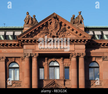 Bremen, Deutschland - Dezember 11th, 2018 - Bürogebäude der Deutschen Bank Stockfoto