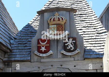 Fort de Champlain Acadie Nova Scotia Stockfoto