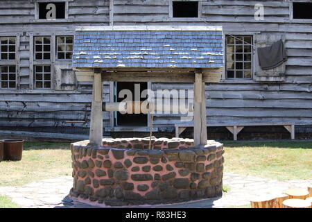 Fort de Champlain Acadie Nova Scotia Stockfoto