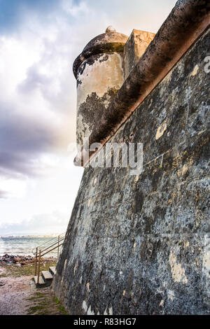 Das historische Fort San Juan De La Cruz auch als "El Canuelo von San Juan Puerto Rico bekannt Stockfoto