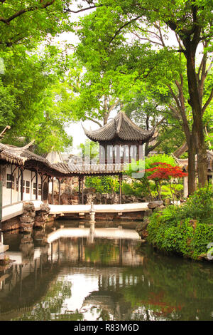Humble Administrator's Garden in Suzhou, China. Tag Sommer Stockfoto