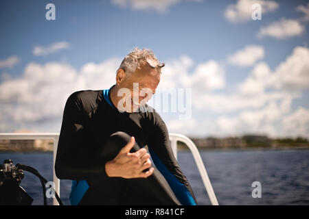 Mann in Anzug. Stockfoto