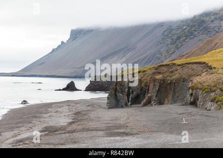 Island Ring Road Landschaft im Osten Fjorde Stockfoto