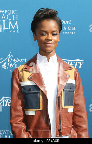 Vielzahl von 10 Akteuren zu beobachten & Newport Beach Film Festival Herbst Ehren am Resort at Pelican Hill am 11. November 2018 in Newport Coast, CA bietet: Letitia Wright Wo: Newport Coast, California, United States Wenn: 11. Nov. 2018 Credit: Nicky Nelson/WENN.com Stockfoto