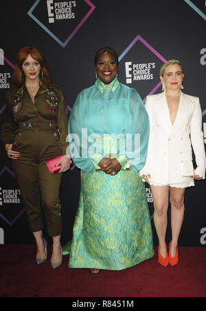 Der Menschen Choice Awards - Ankunft mit: Christina Hendricks, Retta, Mae Whitman Wo: Los Angeles, Kalifornien, Vereinigte Staaten, wenn: 11. Nov. 2018 Credit: Apega/WENN.com Stockfoto