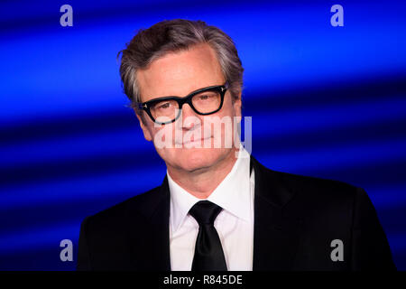 Colin Firth die Teilnahme an der Europäischen Uraufführung von Mary Poppins kehrt in der Royal Albert Hall in London. PRESS ASSOCIATION Foto. Bild Datum: Mittwoch, den 12. Dezember 2018. Siehe PA Geschichte showbiz Poppins. Photo Credit: Matt Crossick/PA-Kabel Stockfoto