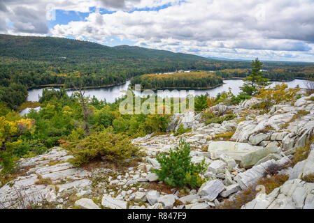 La Cloche Silhouette Trail, Killarney Provincial Park, Ontario, Kanada Stockfoto