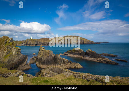 Wunderbare Landschaft auf Sherkin Island in West Cork, Co Cork, Irland Stockfoto