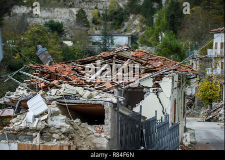 Erdbeben in Anagni Stockfoto