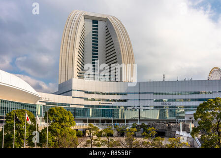 Intercontinental Grand Hotel Gebäude in Minato Mirai Yokohama, Kanagawa, Japan Stockfoto