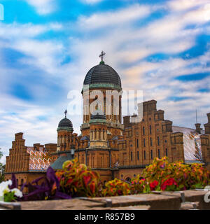 Stadt Czernowitz Bukowina/Ukraine - 27. September 2018: vauli Decke in das Gebäude der Residenz des Metropolitan Bukowina und Dalmatien, Nationa Stockfoto