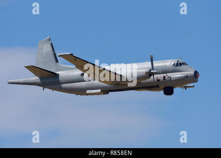 Französische Naval Aviation, Aviation Navale Breguet Br.1150 Atlantique Long Range maritime Aufklärungsflugzeug der Royal International Air Tattoo Stockfoto