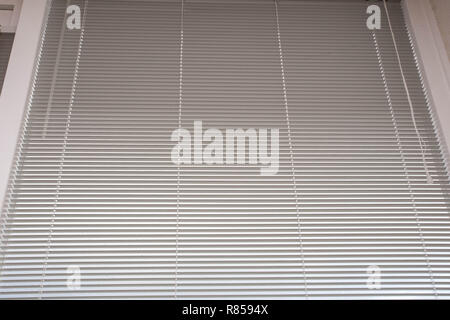 Jalousien, up-Bild als Hintergrund Textur, Fensterdekoration Stockfoto