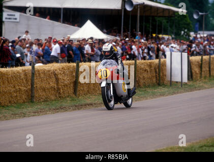 Vintage MV Agusta GP Motorrad am Goodwood Festival der Geschwindigkeit 1996 Stockfoto