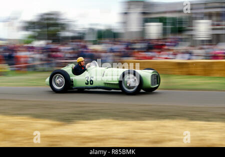 Froilan Gonzalez 1952 BRM V16 Goodwood Festival der Geschwindigkeit 1996 Stockfoto
