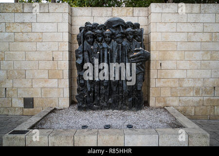 JERUSALEM, Israel. 24. Oktober 2018: Yad Vashem, Israels offizielle Gedenkstätte für die jüdischen Opfer des Holocaust, 1953 gegründet. Stockfoto