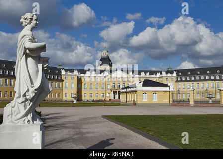 Schloss in Karlsruhe, Deutschland Stockfoto