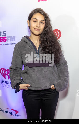 Rosemont, Illinois, USA. 12. Dezember 2018. Alessia Cara besucht 103.5 KISS FM Chicago's Jingle Ball 2018 am 12. Dezember in Rosemont, Illinois 2018. Foto: imageSPACE/MediaPunch Credit: MediaPunch Inc/Alamy leben Nachrichten Stockfoto