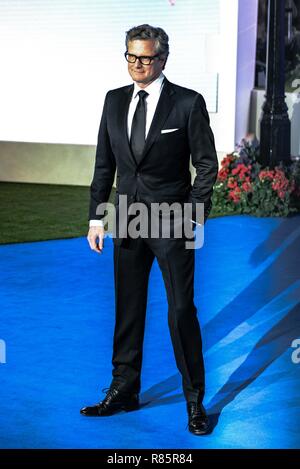 London, Großbritannien. 12. Dezember 2018. Colin Firth die Teilnahme an der Europäischen Uraufführung von Mary Poppins kehrt in der Royal Albert Hall. Credit: Claire Doherty/Alamy leben Nachrichten Stockfoto