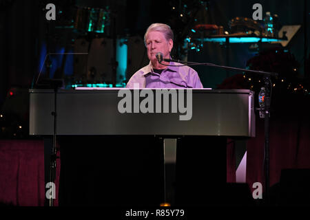 Hollywood, FL, USA. 12 Dez, 2018. Brian Wilson und Al Jardine während der Weihnachten album Tour am Hard Rock Events Center am Seminole Hard Rock Hotel & Casino am Dezember 12, 2018 in Hollywood, Florida stattfinden. Quelle: MPI04/Medien Punch/Alamy leben Nachrichten Stockfoto