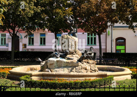 Der stadt Bratislava ist die Hauptstadt der Slowakei und liegt an der Donau, wie viele andere Hauptstadt Europas, Schießen im August 2018 Stockfoto