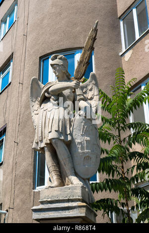 Der stadt Bratislava ist die Hauptstadt der Slowakei und liegt an der Donau, wie viele andere Hauptstadt Europas, Schießen im August 2018 Stockfoto
