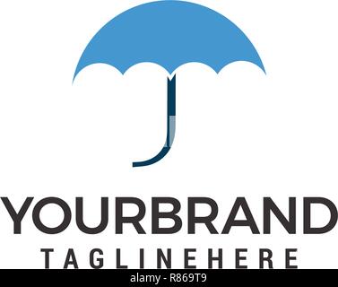 Umbrella Logo Vorlage vektor design Stock Vektor