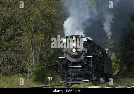 Nickel Plate Road Nr. 765 ist ein 2-8-4 "Berkshire' Typ Dampflokomotive für die Nickel Plate Road 1944 gebaut von der Lima Locomotive Works in Lima, O Stockfoto