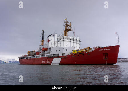 Henry Larsen am Teich Eingang Nord-West-Passage Stockfoto