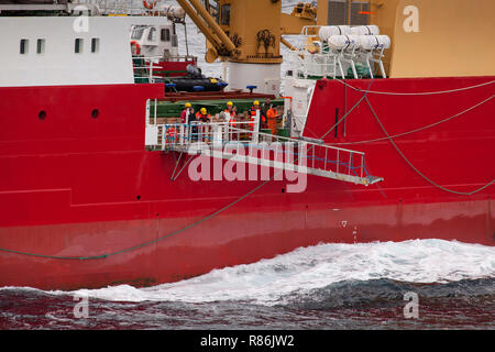 RRS Ernest Shackleton in der Nordwestpassage 2016 Stockfoto