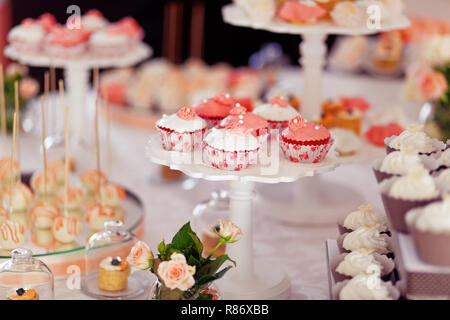 Styled Hochzeit cookies Stockfoto