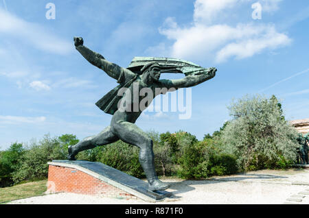 Republik Räte Denkmal in Memento Park, Budapest, Ungarn Stockfoto