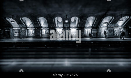 Londoner Baker Street U-Bahnstation Stockfoto