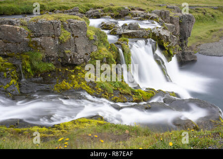 Kirkjufellsfoss, Island Stockfoto
