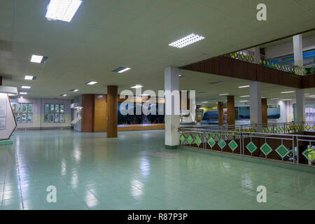 Grundriss an die Droge Beseitigung Museum in Yangon, Myanmar. Stockfoto