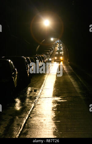 Der Bergbau Tunnel der Stadt haben erweiterten in den Straßen - Guanajuato, Mexiko Stockfoto