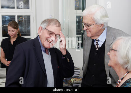 Kenneth Baker in den Oldie literarische Mittagessen 11/12/18. Stockfoto