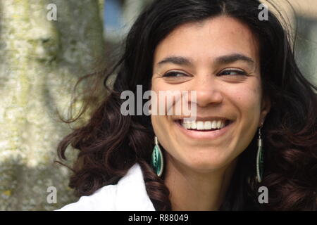 Schöne afro Frau Stockfoto