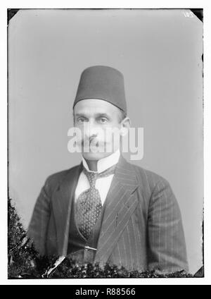 Erfassen & Besetzung Palästinas. Türkische Bürgermeister von Jerusalem Stockfoto