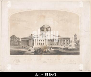 Capitol von Ohio. Columbus (aktualisiert) Stockfoto