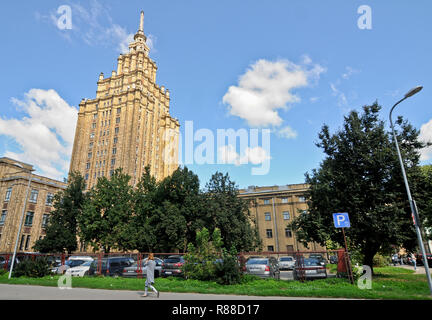 Lettische Akademie der Wissenschaften, Riga Stockfoto