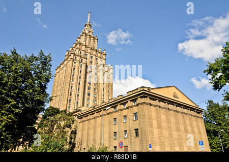 Lettische Akademie der Wissenschaften, Riga Stockfoto