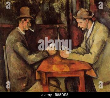 Karte Players-Paul Cezanne. Stockfoto