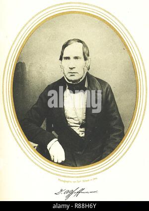 Carl Schenk - Andreas Gottlieb Hoffmann 1858. Stockfoto