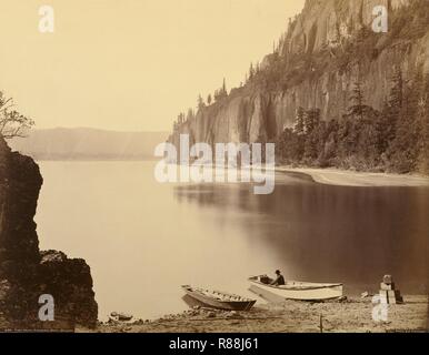 Carleton Watkins (Amerikanische - Kap Horn, Columbia River, Oregon Stockfoto