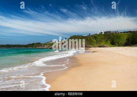 Schöne Jones Beach in Kiama, südlich von Sydney. Stockfoto